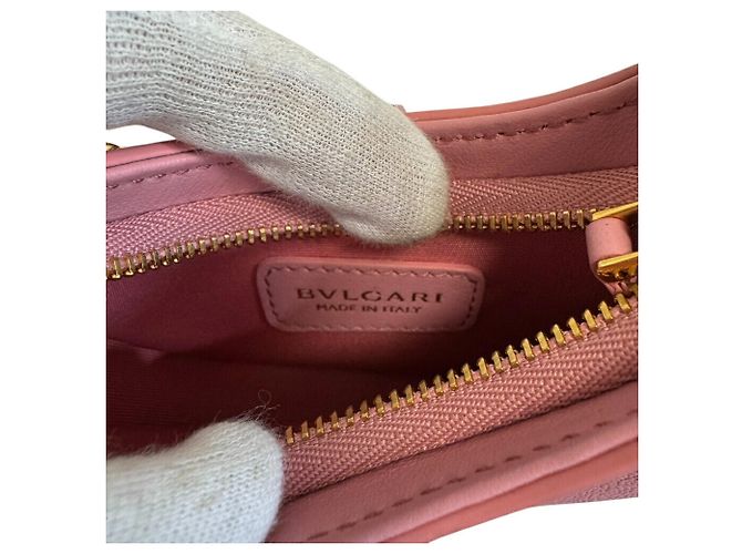 Bulgari Borsa a Spalla Bvlgari Ellipse Micro Chain Rosa - vista 10