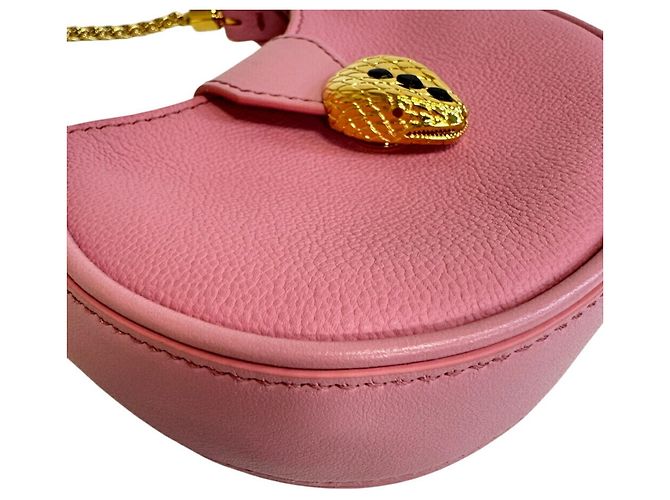 Bulgari Borsa a Spalla Bvlgari Ellipse Micro Chain Rosa - vista 4