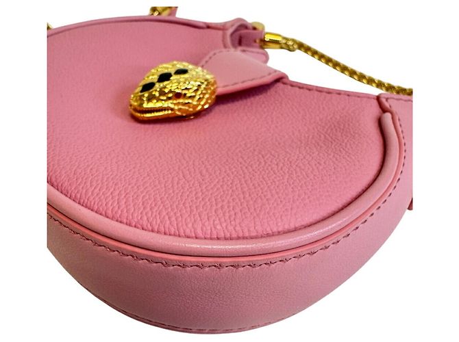 Bulgari Borsa a Spalla Bvlgari Ellipse Micro Chain Rosa - vista 5