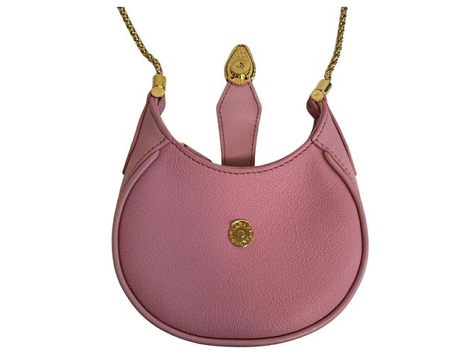 Bulgari Borsa a Spalla Bvlgari Ellipse Micro Chain Rosa - vista 8