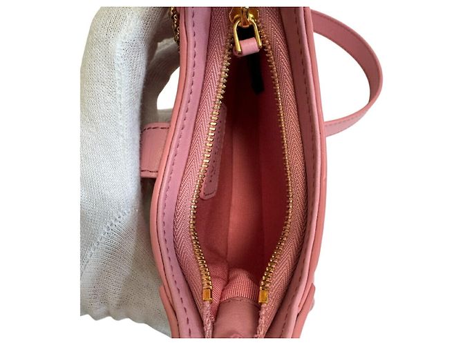 Bulgari Borsa a Spalla Bvlgari Ellipse Micro Chain Rosa - vista 9