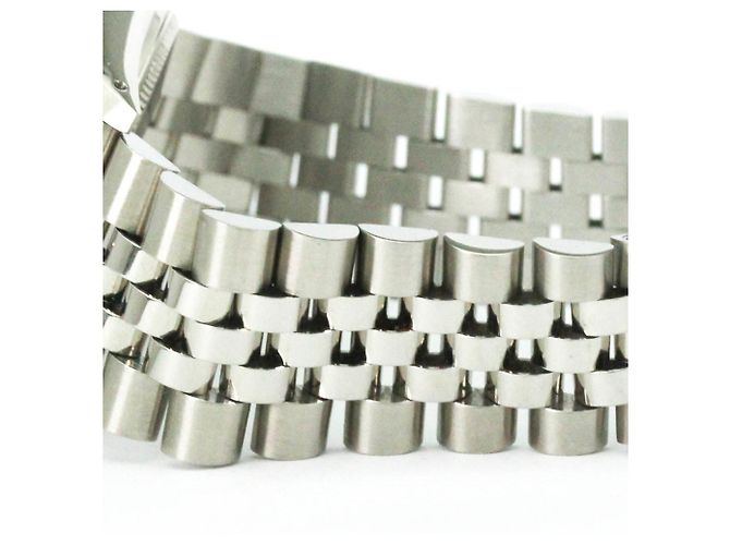 Relógio automático Rolex Datejust em aço e ouro branco 18K - view 3