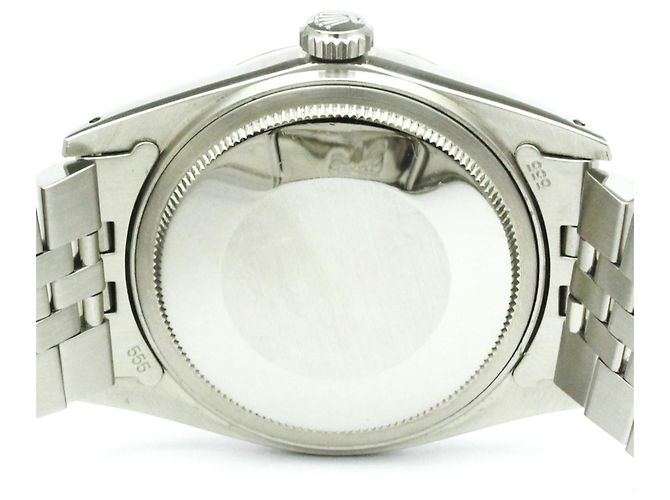 Relógio automático Rolex Datejust em aço e ouro branco 18K - view 6