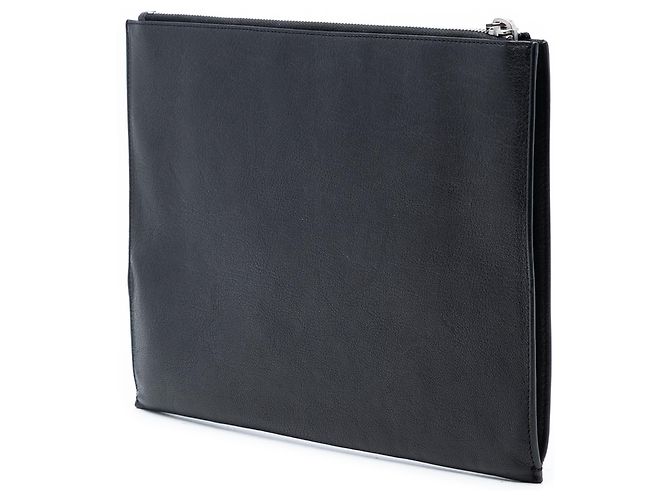 Pouch per tablet Star Rider in pelle nera Saint Laurent Nero - vista 2