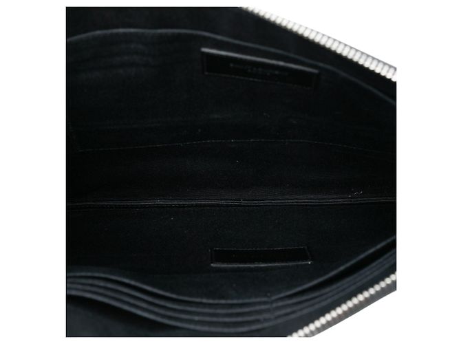 Pouch per tablet Star Rider in pelle nera Saint Laurent Nero - vista 4