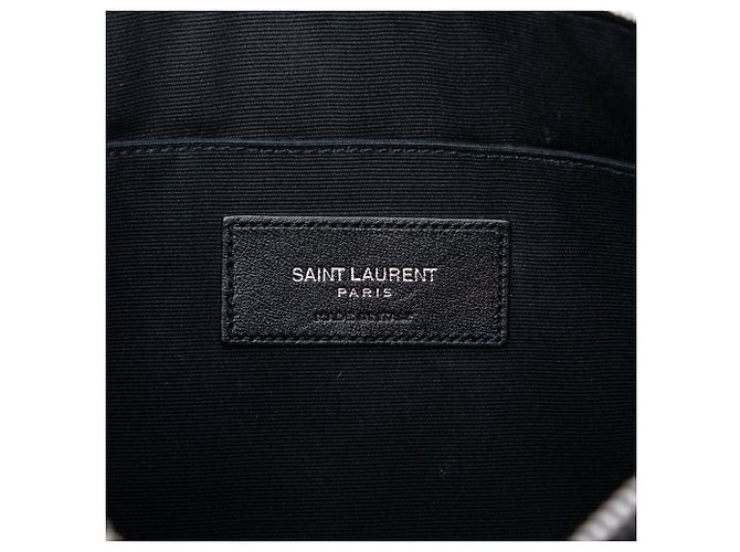 Pouch per tablet Star Rider in pelle nera Saint Laurent Nero - vista 5