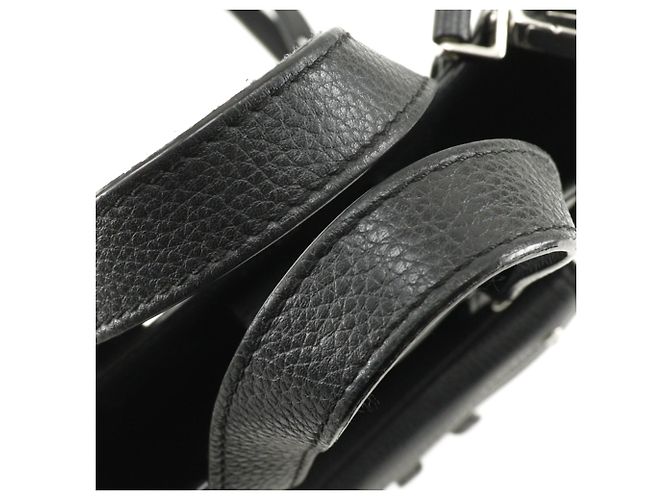 Borsa Saddle mini in pelle di vitello grana nera Dior Nero - vista 10