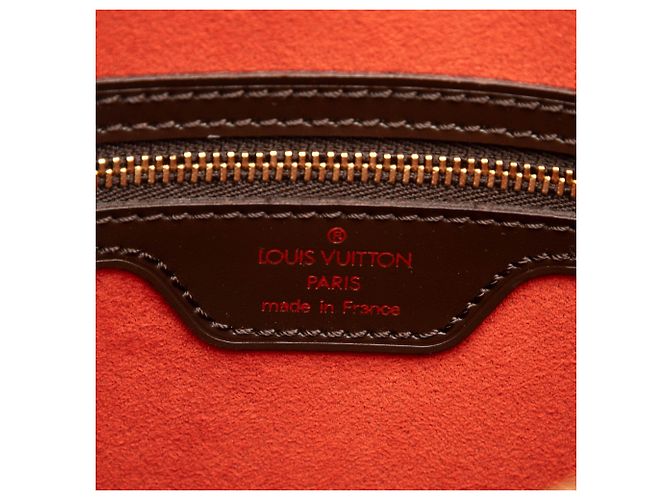Louis Vuitton Marrone Damier Ebene Looping GM - vista 5