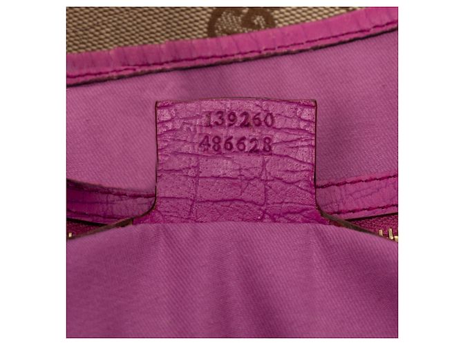 Gucci Große GG Canvas Jolicoeur Tote in Braun Beige - Ansicht 6