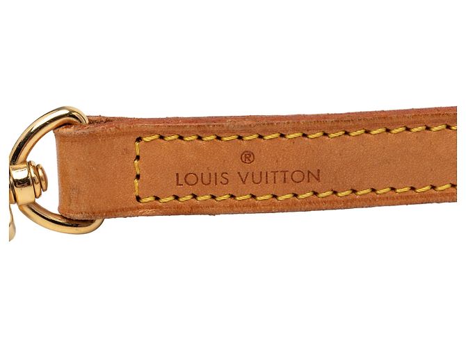 Cinturino in pelle Vachetta beige Louis Vuitton - vista 2