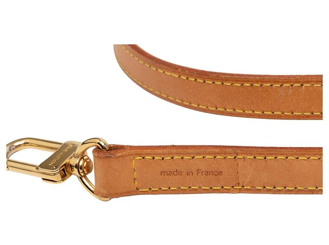 Cinturino in pelle Vachetta beige Louis Vuitton - vista 4