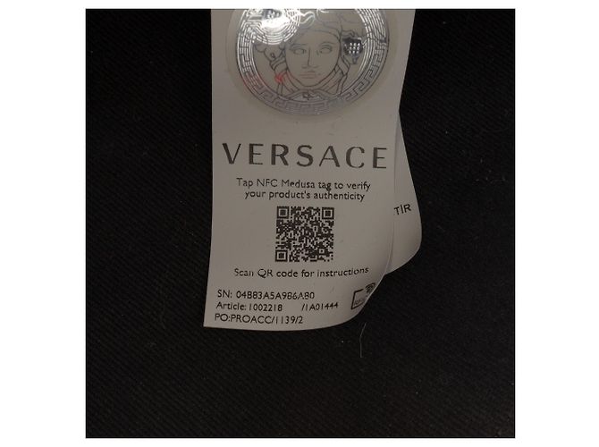 Bolso Tote La Greca de lona recubierta roja de Versace - vista 6