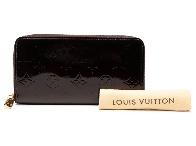 Louis Vuitton Purple Monogram Vernis Zippy Long Wallet - view 8