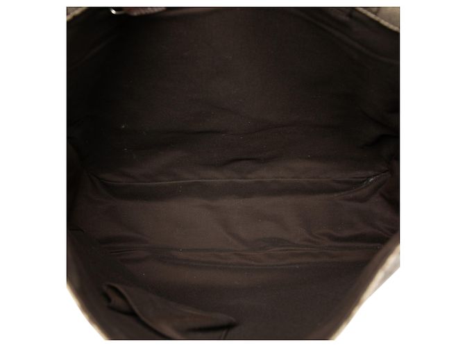Borsa a tracolla Gucci GG Supreme Web marrone Beige - vista 4