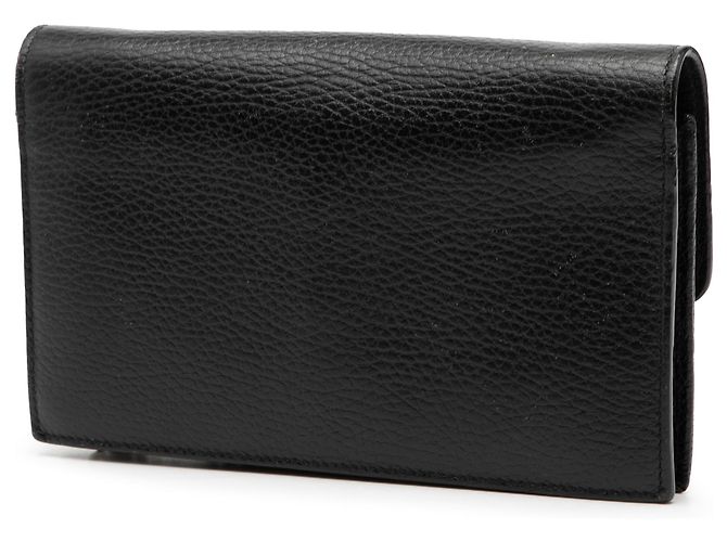 Gucci Black Dollar Kalbsleder Interlocking G Wallet on Chain Schwarz - Ansicht 2