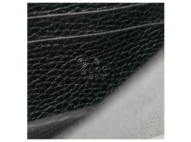 Gucci Black Dollar Kalbsleder Interlocking G Wallet on Chain Schwarz - Ansicht 5