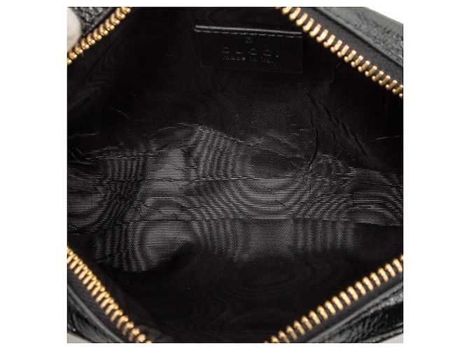 Gucci Mini Crossbody Ophidia in Suede Marrone - vista 4