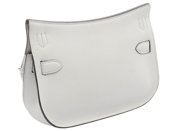 Hermès Mini Jypsiere en Swift Blanco - vista 2