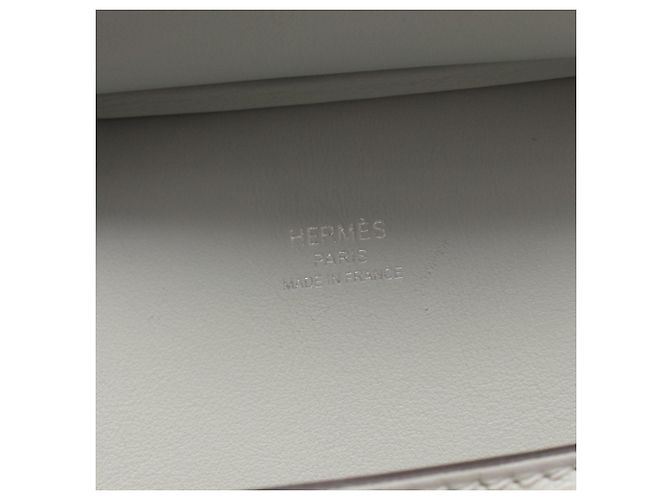 Hermès Mini Jypsiere en Swift Blanco - vista 4