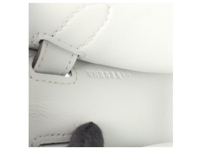 Hermès Mini Jypsiere en Swift Blanco - vista 5