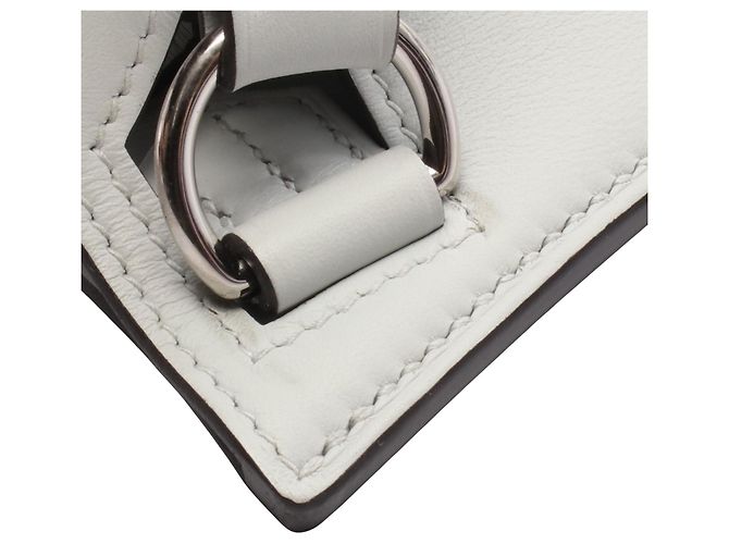 Hermès Mini Jypsiere en Swift Blanco - vista 6