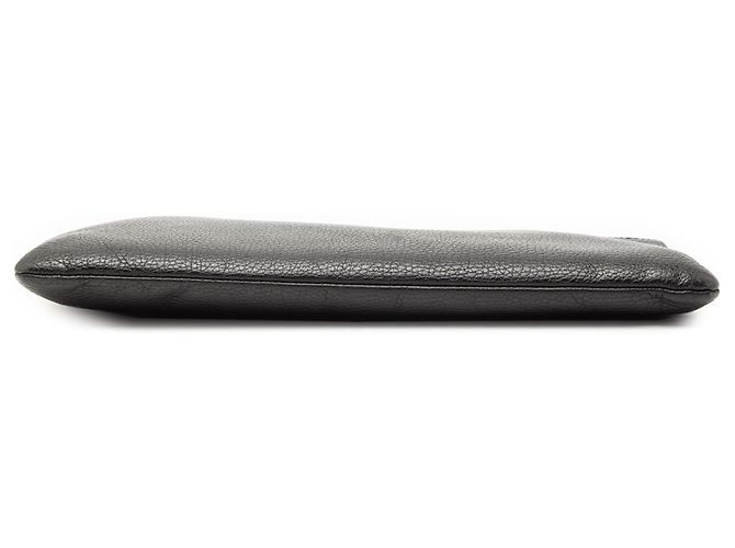 Bamboo Clutch de couro de bezerro preto Gucci com tassel de bambu - vista 3