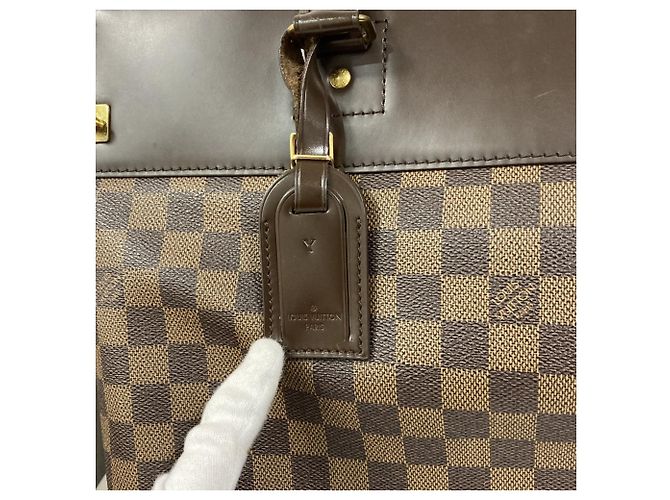 Borsa Louis Vuitton Damier Greenwich PM Marrone Damier ebene - vista 11