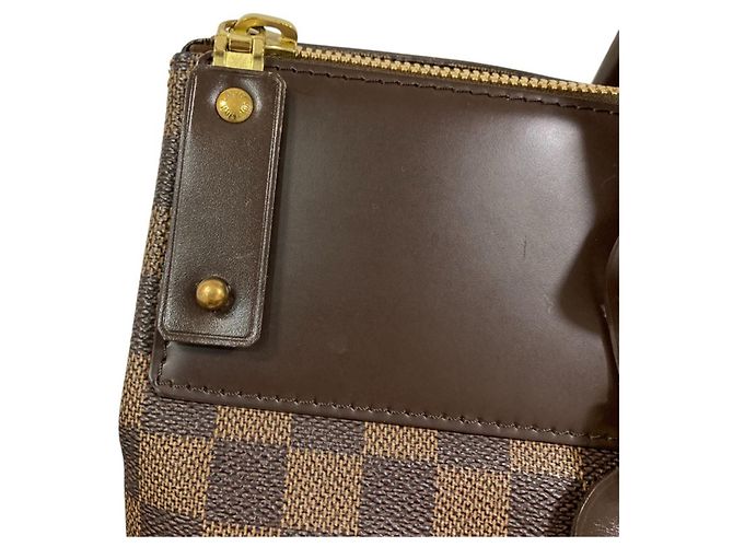 Borsa Louis Vuitton Damier Greenwich PM Marrone Damier ebene - vista 12