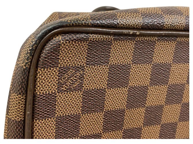 Borsa Louis Vuitton Damier Greenwich PM Marrone Damier ebene - vista 16