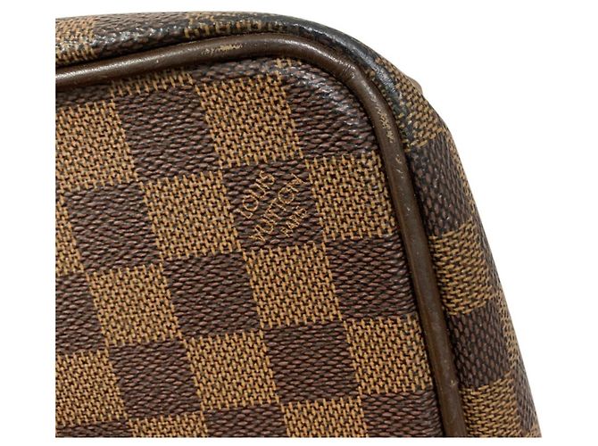 Borsa Louis Vuitton Damier Greenwich PM Marrone Damier ebene - vista 17