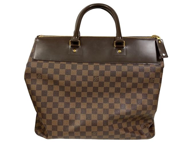 Borsa Louis Vuitton Damier Greenwich PM Marrone Damier ebene - vista 2