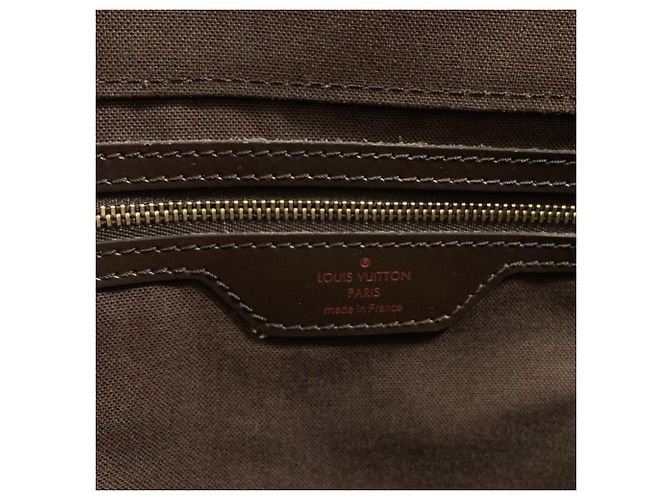 Borsa Louis Vuitton Damier Greenwich PM Marrone Damier ebene - vista 6