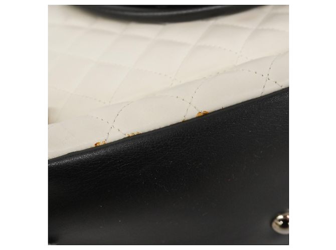 Chanel Cambon Tote Tasche Schwarz Weiß - Ansicht 8