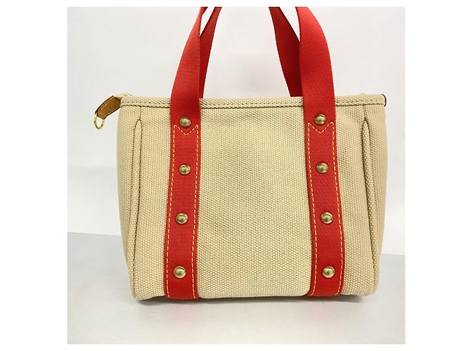 Borsa Tote Louis Vuitton Antigua Cabas PM Beige - vista 9
