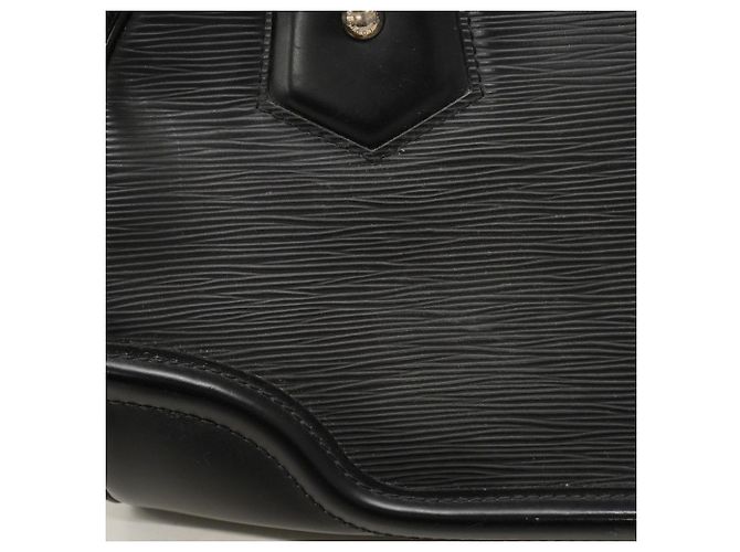 Borsa a mano Bowling Montaigne PM in Epi Louis Vuitton Nero - vista 15