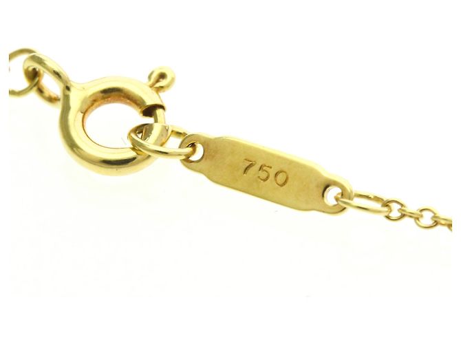 Tiffany & Co Collar Péndulo de Diamante Cruzado Tiffany Dorado - vista 9