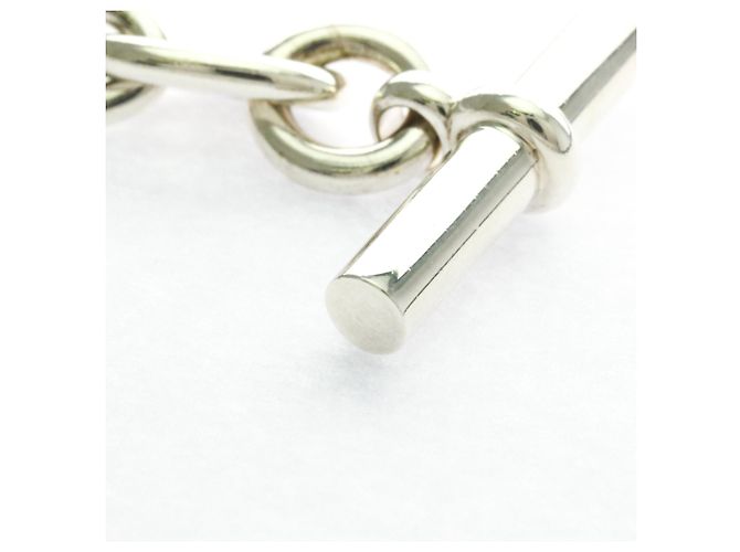 Bracciale charm Chaine d'Ancre MM in argento 925 di Hermès - vista 5