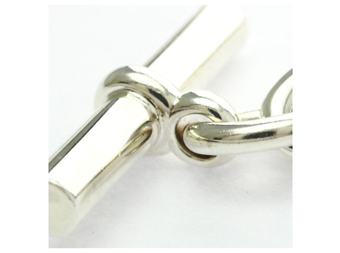 Bracciale charm Chaine d'Ancre MM in argento 925 di Hermès - vista 8
