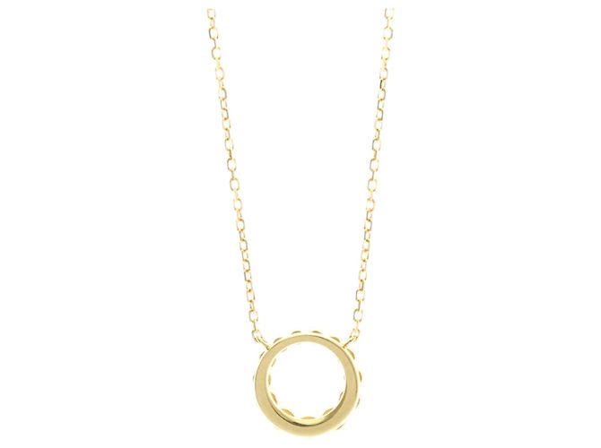 Autre Marque 4°C Circle Diamant-Halskette Golden - Ansicht 2