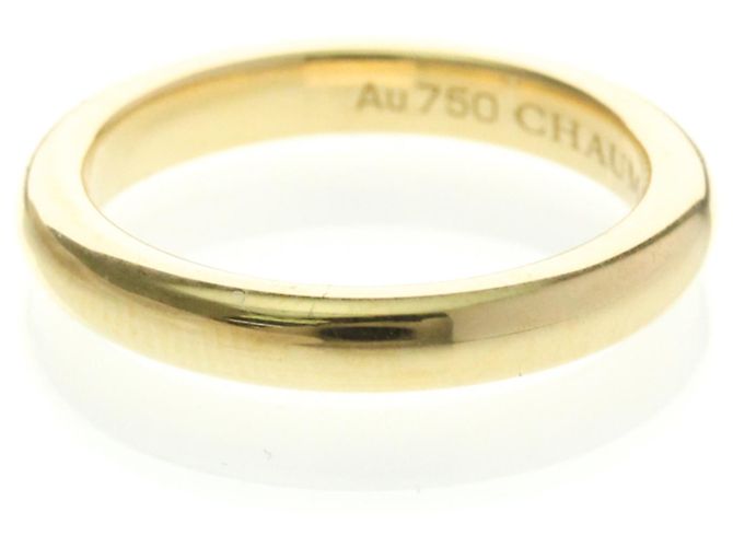 Anello nuziale in oro giallo 18K con diamanti Chaumet D'oro - vista 2