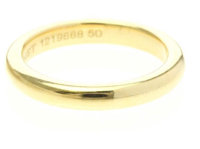 Anello nuziale in oro giallo 18K con diamanti Chaumet D'oro - vista 4
