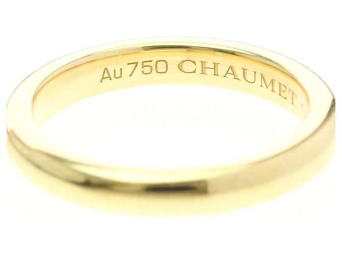 Anello nuziale in oro giallo 18K con diamanti Chaumet D'oro - vista 5