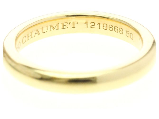Anello nuziale in oro giallo 18K con diamanti Chaumet D'oro - vista 6