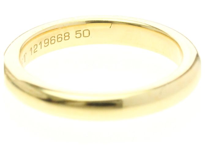 Anello nuziale in oro giallo 18K con diamanti Chaumet D'oro - vista 7