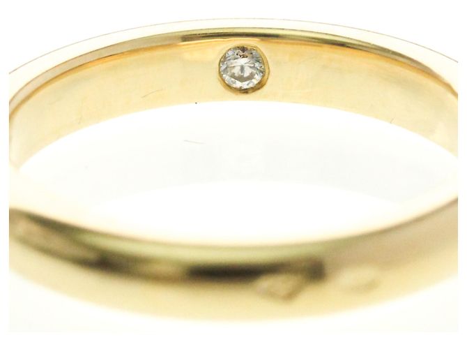 Anello nuziale in oro giallo 18K con diamanti Chaumet D'oro - vista 8
