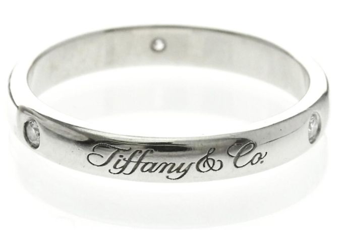 Tiffany & Co Anello in diamante Lucida Tiffany Notes Argento - vista 2