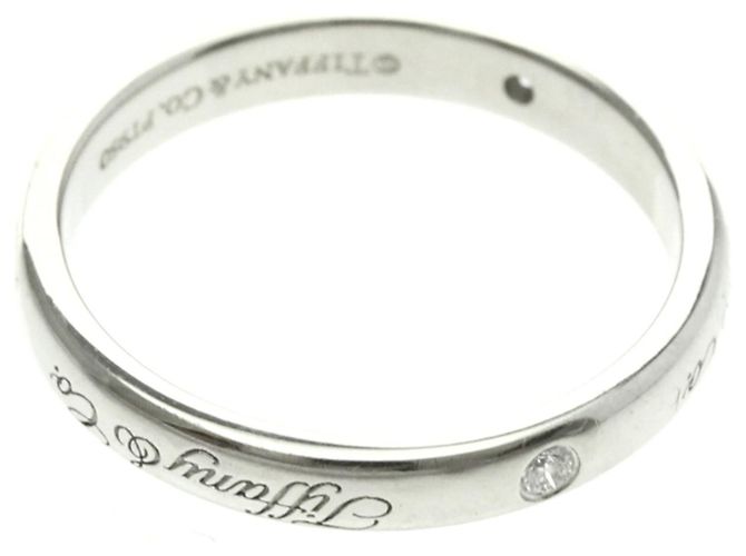 Tiffany & Co Anello in diamante Lucida Tiffany Notes Argento - vista 9