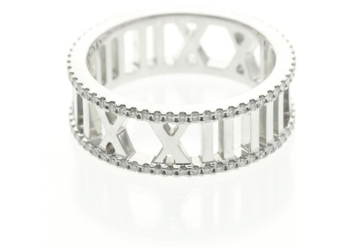 Tiffany & Co Tiffany Open Atlas Diamantring Silber - Ansicht 2