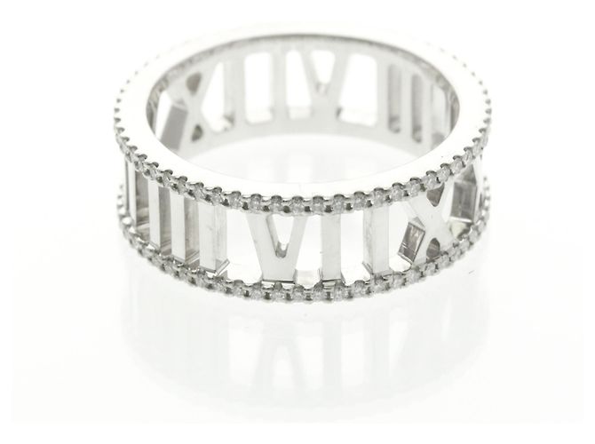 Tiffany & Co Tiffany Open Atlas Diamantring Silber - Ansicht 3