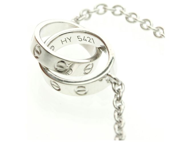 Collana Baby Love Cartier in Oro Bianco - vista 10